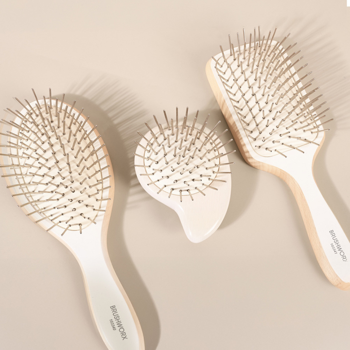 BRUSHWORX SCALP WELLNESS LARGE OVAL CUSHION BRUSH
