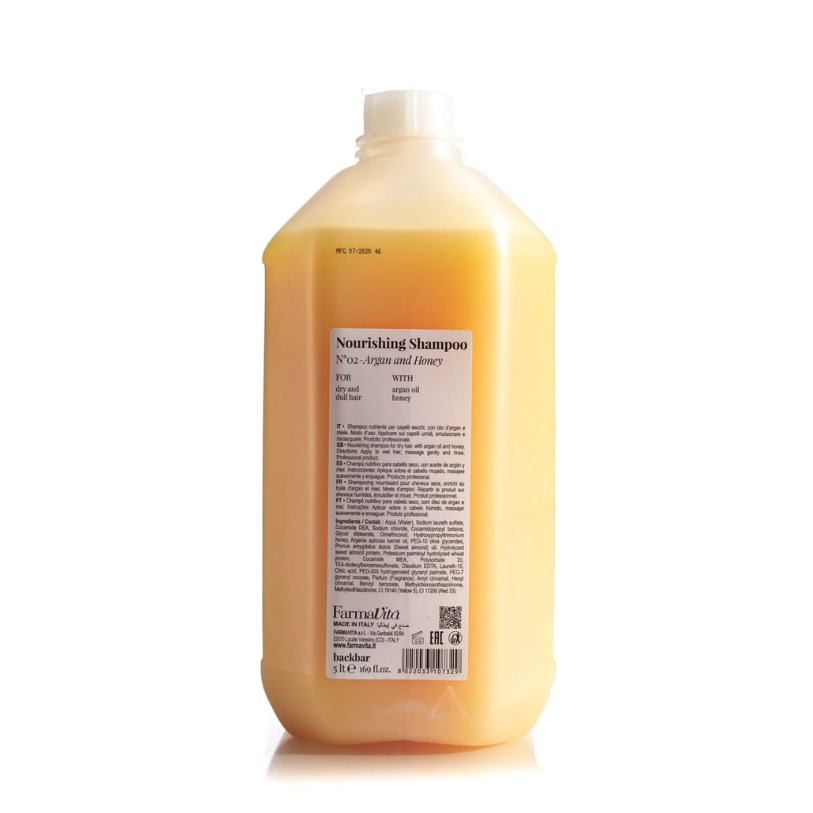 BACKBAR  Nourishing Shampoo No.2 Argan & Honey  |  Various Sizes