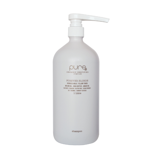 PURE Forever Blonde Reduces Gold/Yellow Tones Shampoo  |  Various Sizes