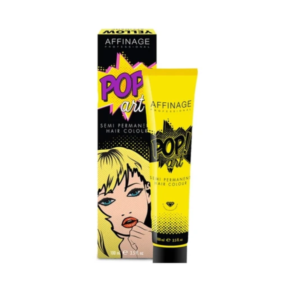 AFFINAGE Professional Pop Art Semi Permanent Hair Colour Tube  |  100ml, Various Colours