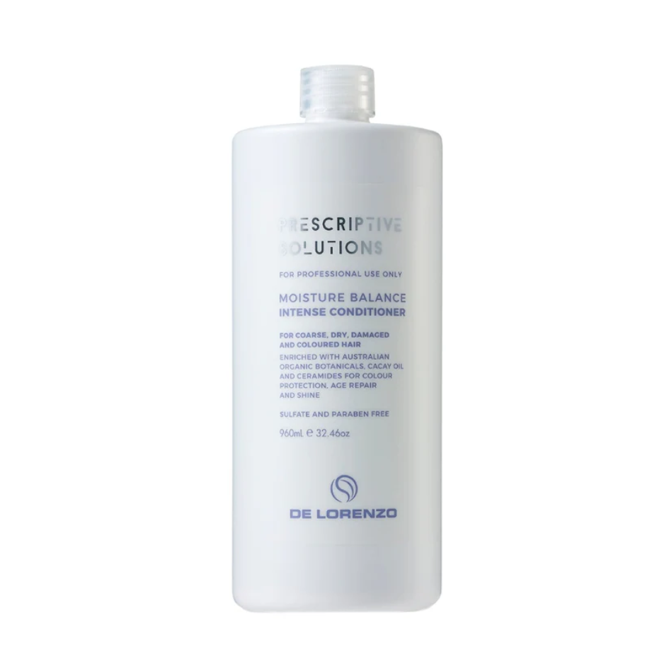 DE LORENZO Prescriptive Solutions Moisture Balance Intense Conditioner  |  Various Sizes