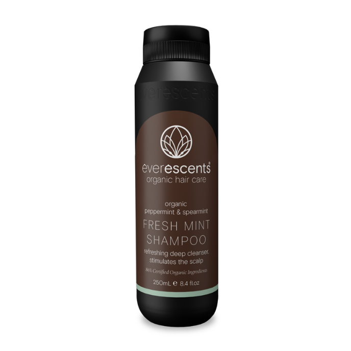 EVERESCENTS Organic Peppermint & Spearmint Fresh Mint Shampoo  |  Various Sizes