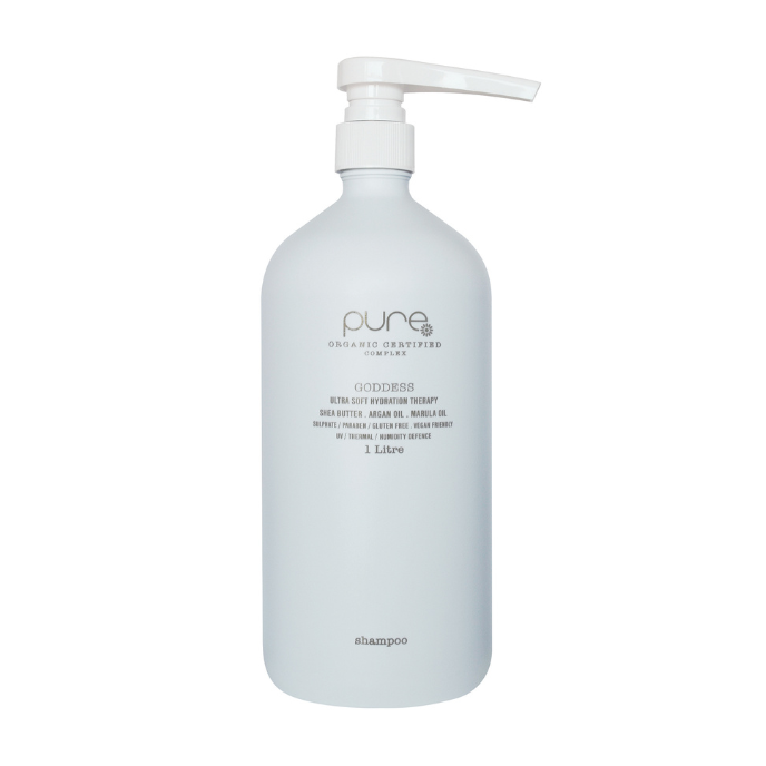 PURE Goddess Ultra Soft Hydration Therapy Shampoo  |  Various Sizes
