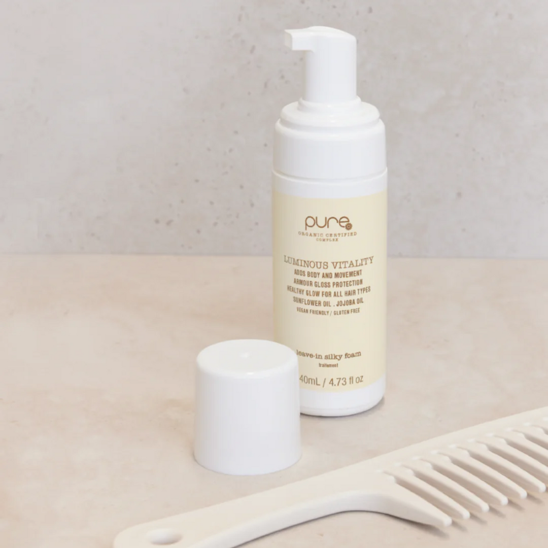 PURE Luminous Vitality Leave-In Silky Foam | Various Sizes