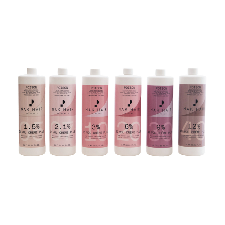 NAK HAIR Creme Plus High Viscosity Conditioning Activator 1L | Various Strengths