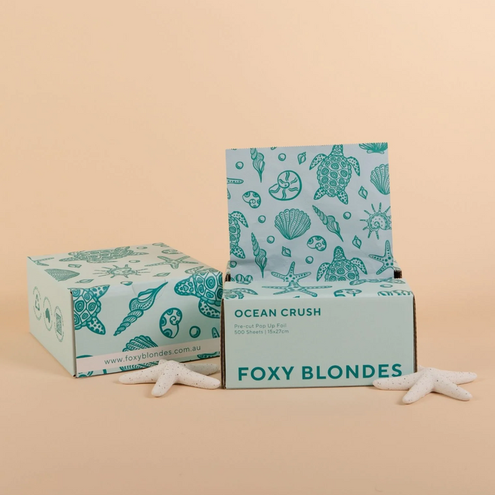 FOXY BLONDES OCEAN CRUSH POP UP FOIL - 15 X 27CM 500 SHEETS