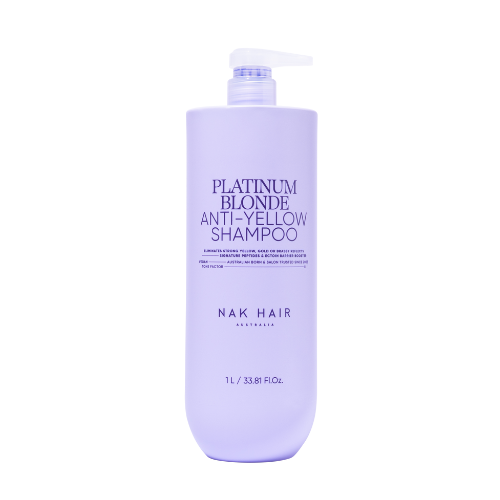 NAK HAIR Platinum Blonde Anti-Yellow Shampoo | Various Sizes