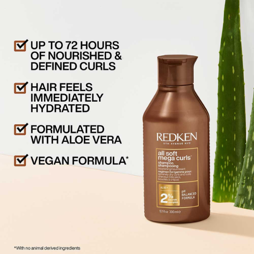REDKEN All Soft Mega Curls Shampoo | Various Sizes