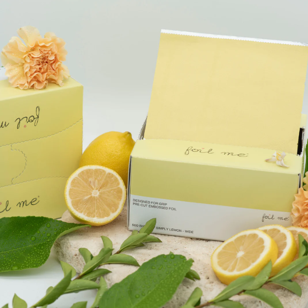 FOIL ME SIMPLY LEMON WIDE 500 SHEETS