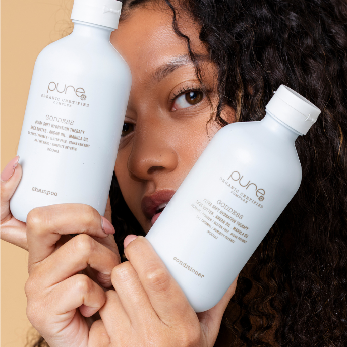 PURE Goddess Ultra Soft Hydration Therapy Shampoo  |  Various Sizes