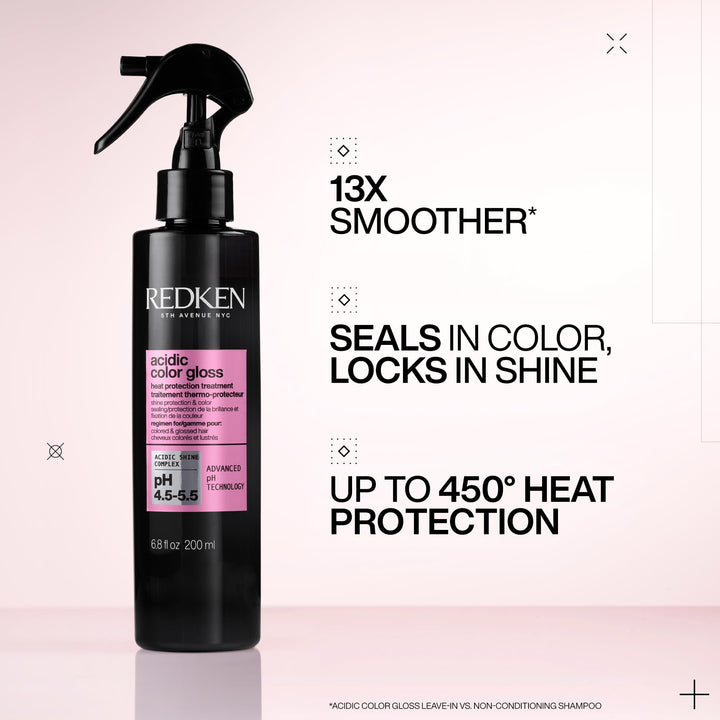 REDKEN Acidic Color Gloss Heat Protection Treatment| Various Sizes