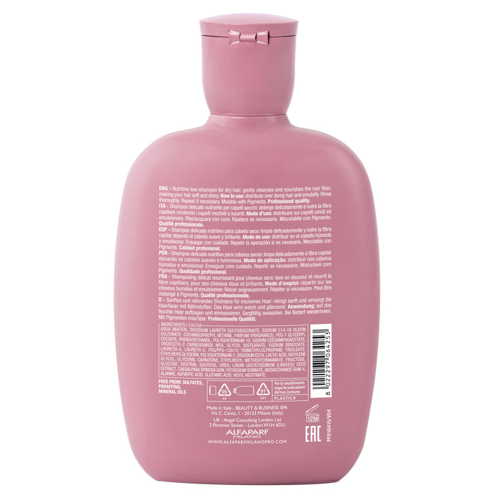 ALFAPARF MILANO Semi Di Lino Moisture Nutritive Low Shampoo  |  Various Sizes