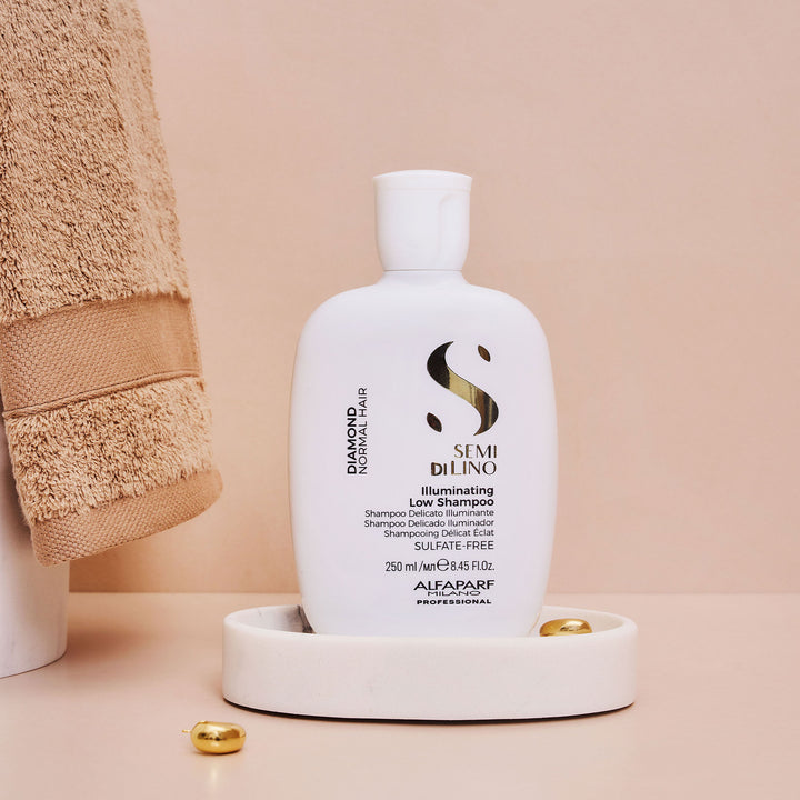 ALFAPARF MILANO Semi Di Lino Diamond Illuminating Low Shampoo  |  Various Sizes