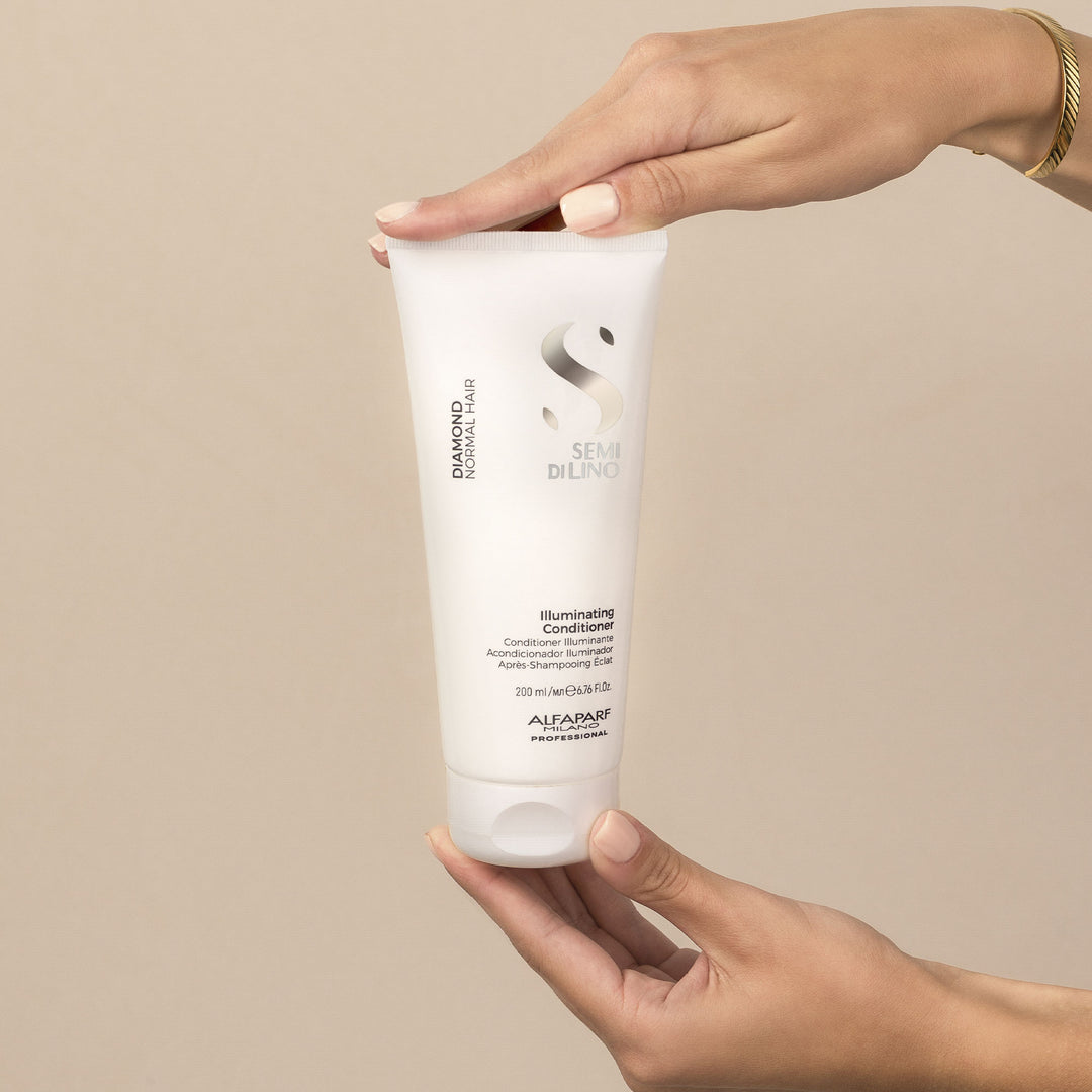 ALFAPARF MILANO Semi Di Lino Diamond Illuminating Conditioner  |  Various Sizes