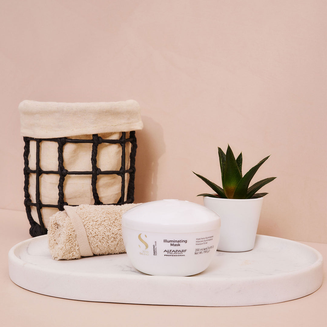 ALFAPARF MILANO Semi Di Lino Diamond Illuminating Mask  |  Various Sizes