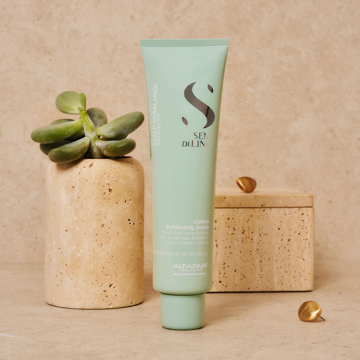 ALFAPARF MILANO SEMI DI LINO SCALP REBALANCE DANDRUFF GENTLE EXFOLIATING SCRUB 150ML