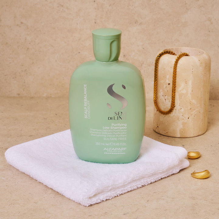 ALFAPARF MILANO Semi Di Lino Scalp Rebalance Dandruff Purifying Low Shampoo  |  Various Sizes