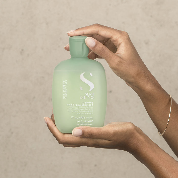 ALFAPARF MILANO Semi Di Lino Scalp Relief Sensitive Skin Calming Micellar Low Shampoo  |  Various Sizes