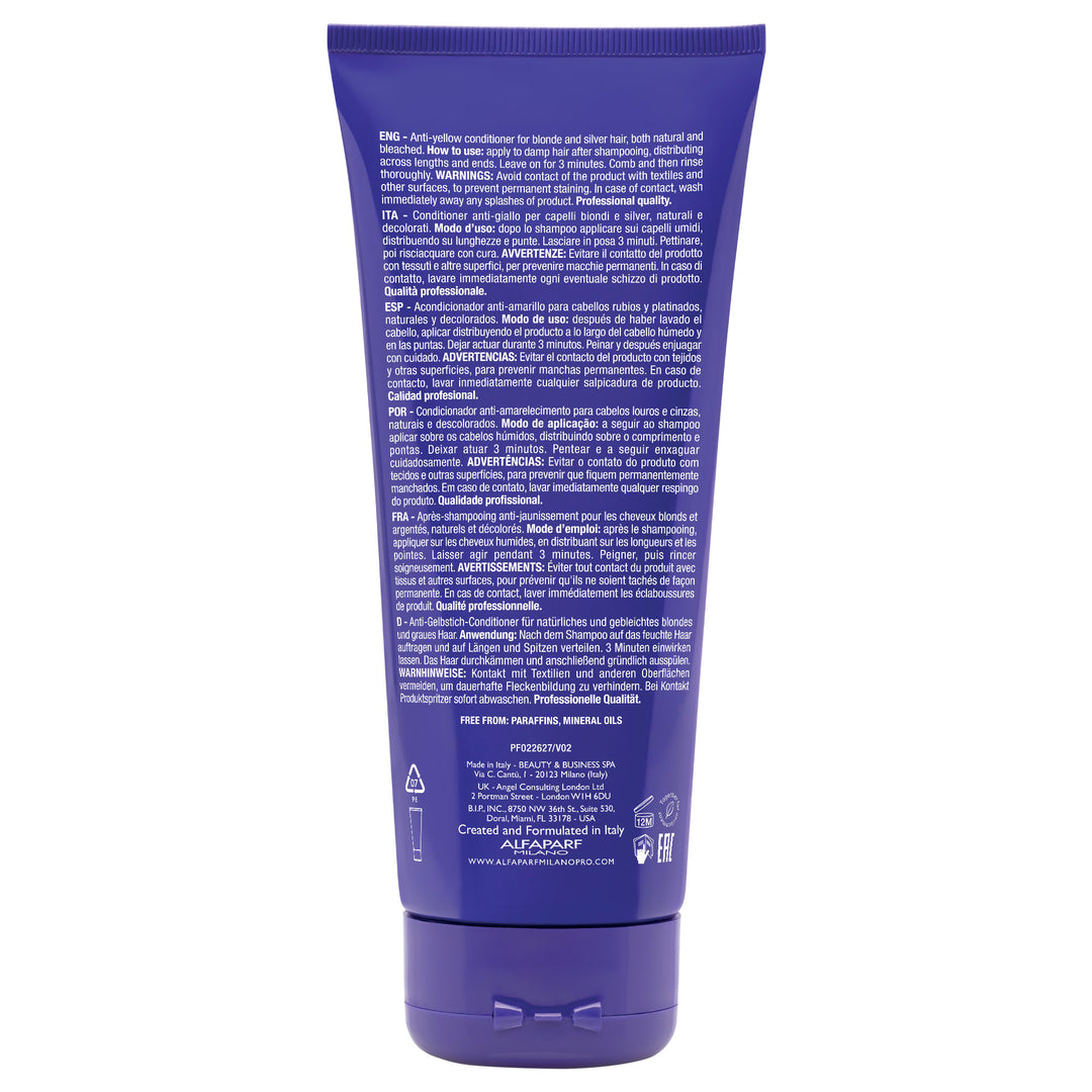 ALFAPARF SEMI DI LINO BLONDE ANTI-YELLOW CONDITIONER 200ML