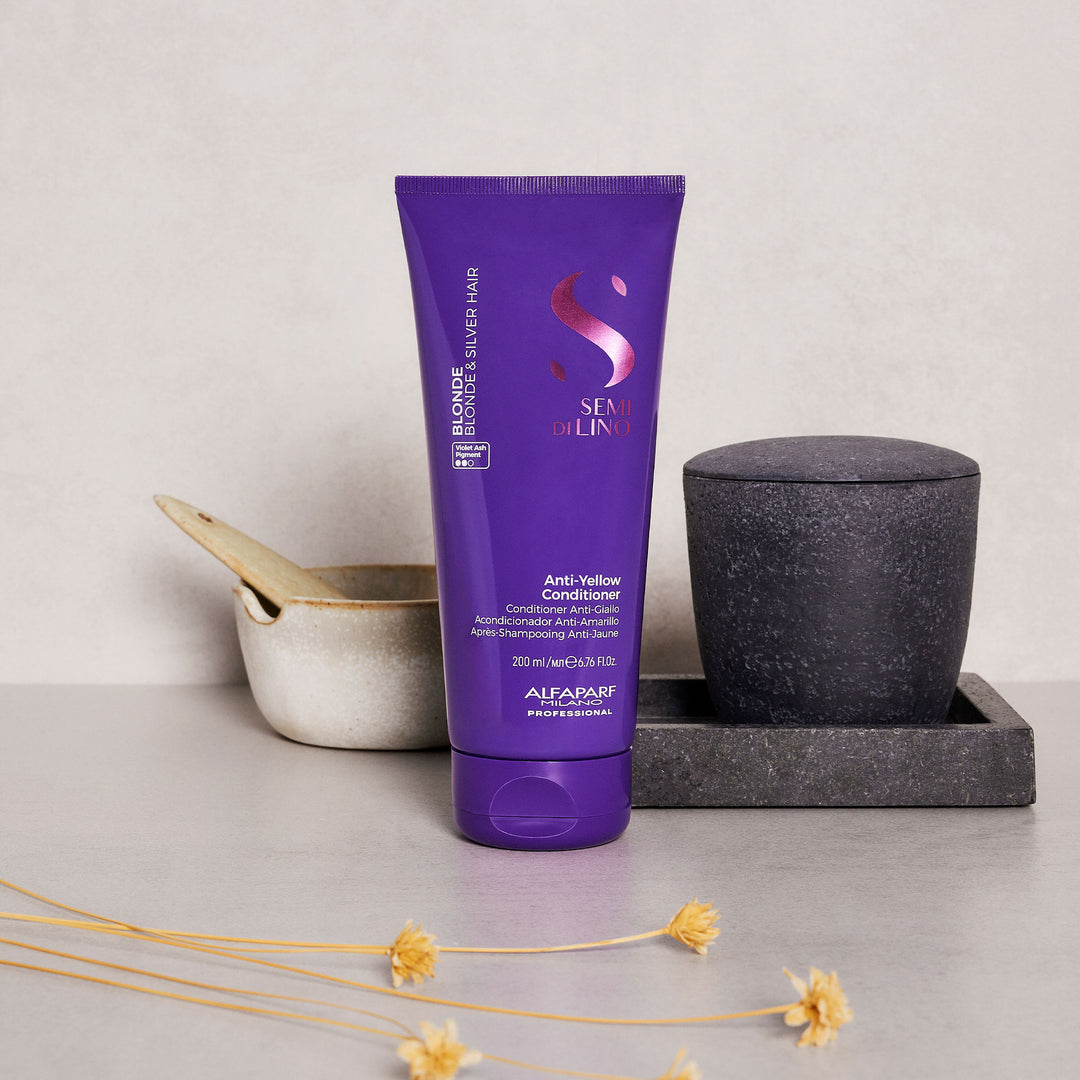 ALFAPARF SEMI DI LINO BLONDE ANTI-YELLOW CONDITIONER 200ML