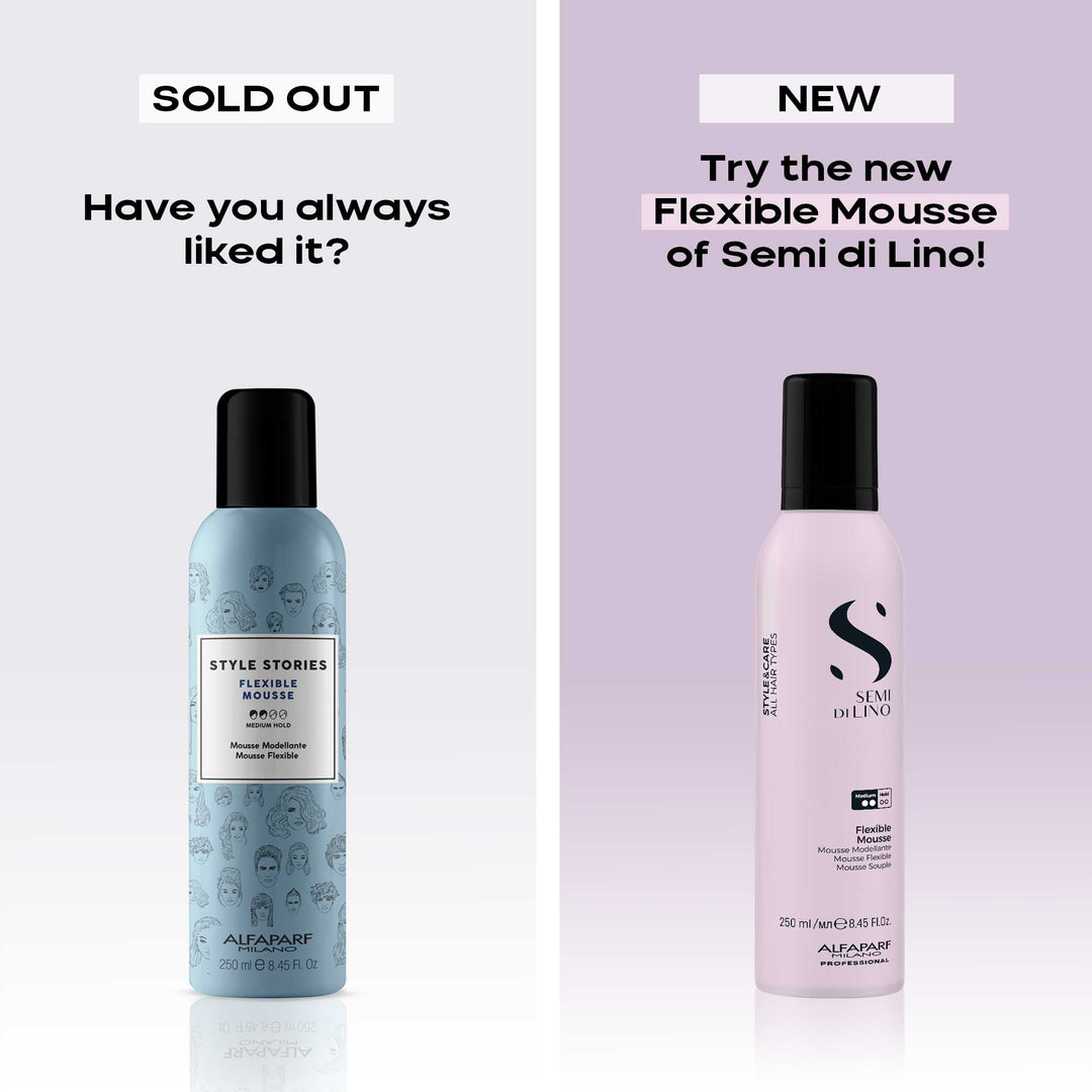 ALFAPARF MILANO SEMI DI LINO STYLE & CARE FLEXIBLE MOUSSE 250ML