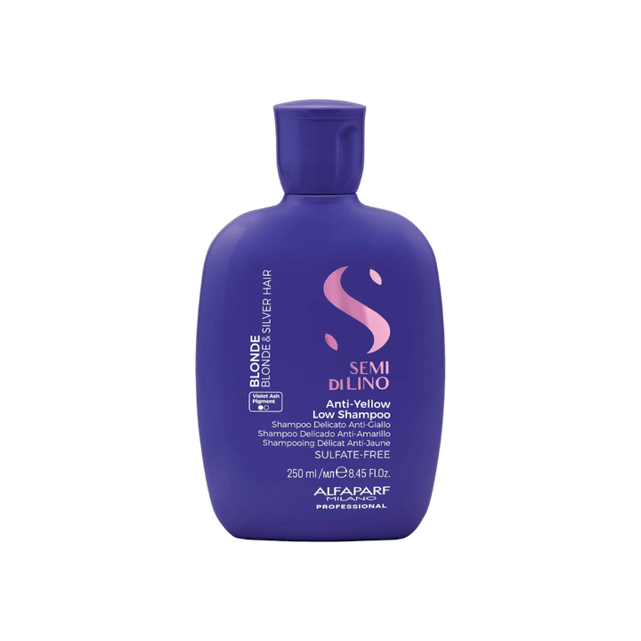 ALFAPARF MILANO SEMI DI LINO BLONDE ANTI YELLOW LOW SHAMPOO 250ML
