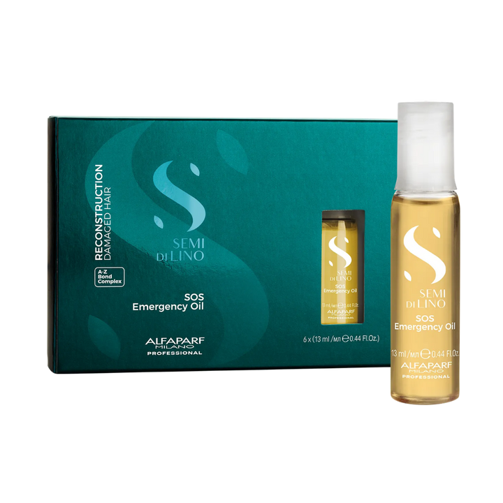 ALFAPARF MILANO SEMI DI LINO RECONSTRUCTION SOS EMERGENCY OIL 6 X 13ML