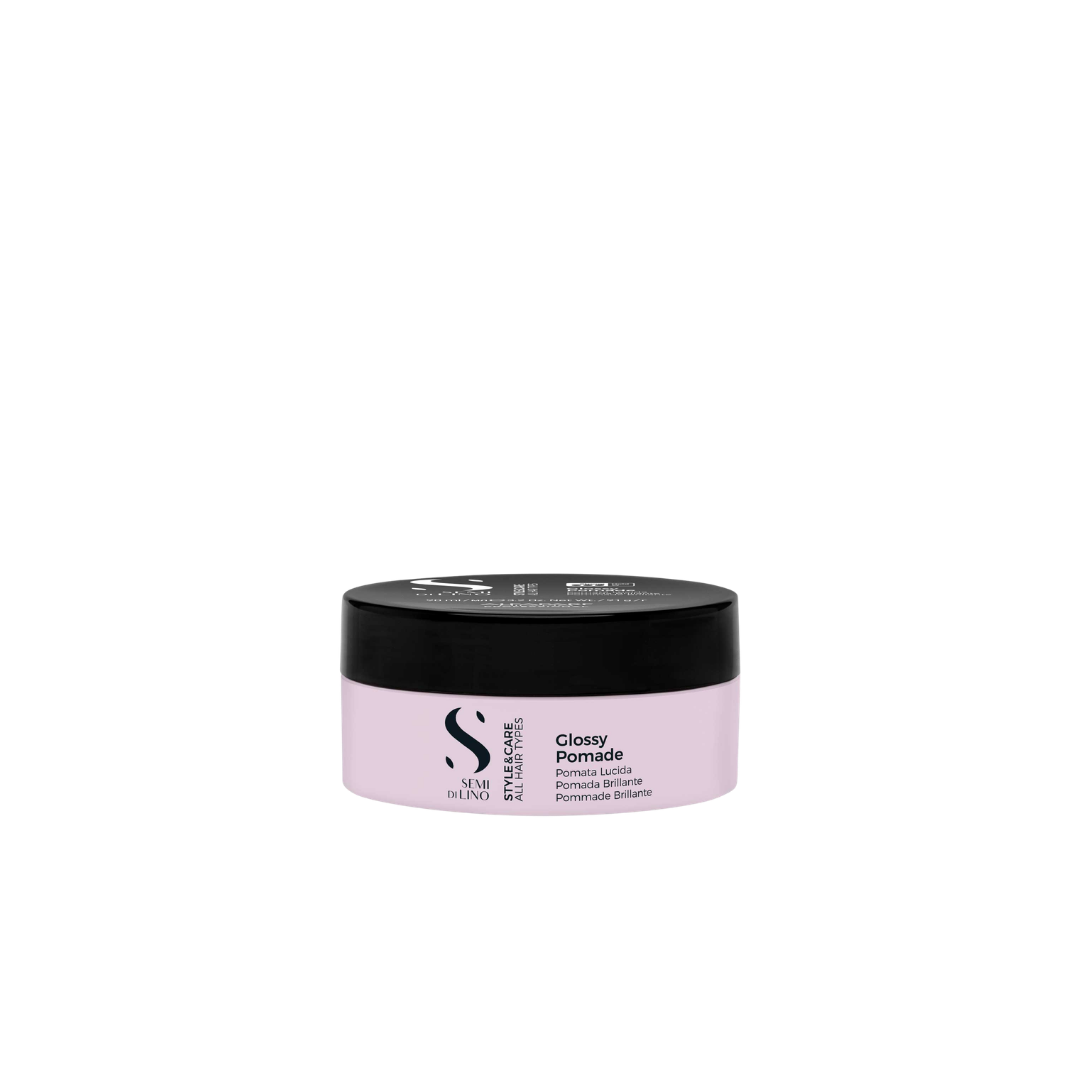 ALFAPARF MILANO SEMI DI LINO STYLE & CARE GLOSSY POMADE 90ML