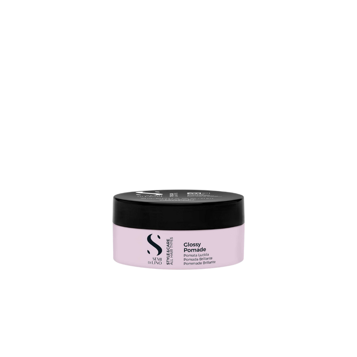 ALFAPARF MILANO SEMI DI LINO STYLE & CARE GLOSSY POMADE 90ML