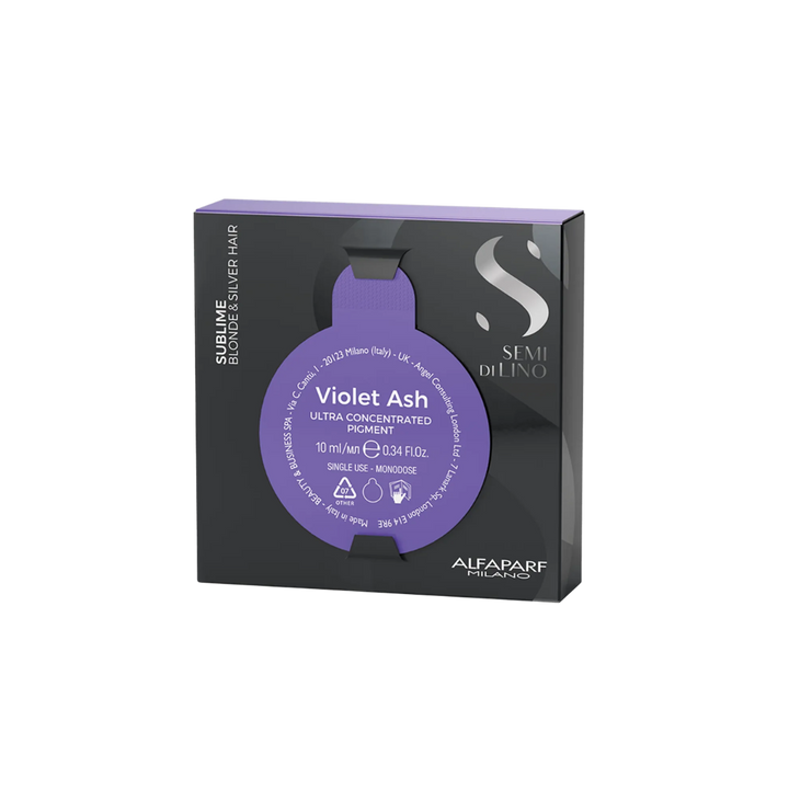 ALFAPARF MILANO SEMI DI LINO SUBLIME ULTRA CONCENTRATED PIGMENT 10ML VIOLET ASH