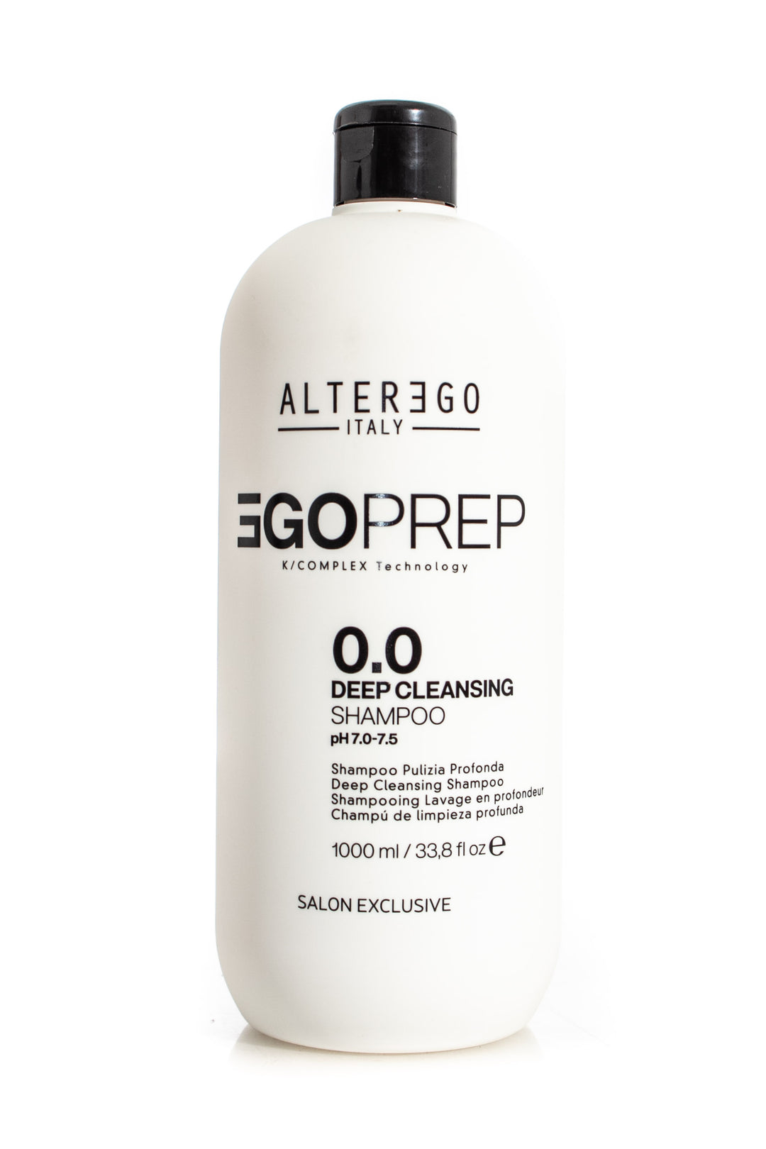 ALTER EGO ITALY EgoPrep 0.0 Deep Cleansing Shampoo | 1L, Various Sizes