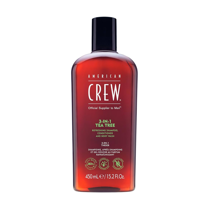 AMERICAN CREW 3-In-1 Tea Tree Shampoo, Conditioner And Body Wash  |  Various Sizes