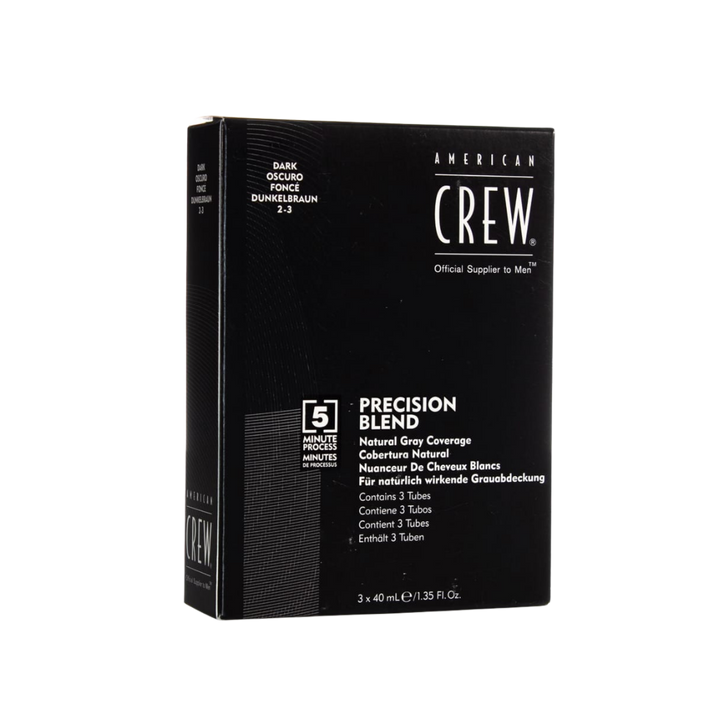 AMERICAN CREW Precision Blend Natural Gray Coverage  |  3 X 40ml, Various Colours
