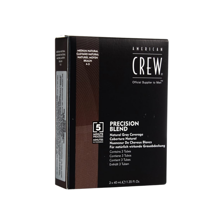 AMERICAN CREW Precision Blend Natural Gray Coverage  |  3 X 40ml, Various Colours