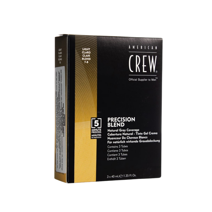 AMERICAN CREW Precision Blend Natural Gray Coverage  |  3 X 40ml, Various Colours