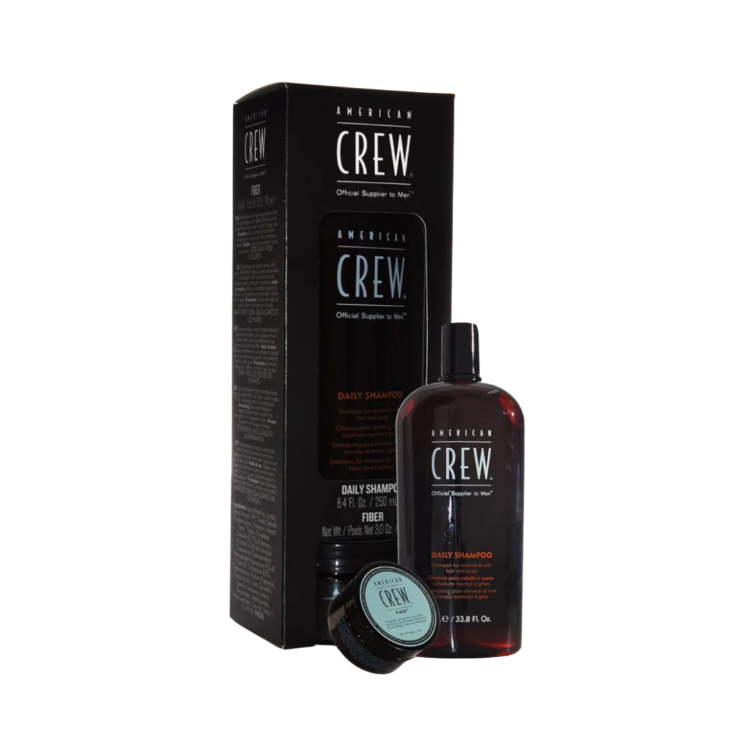 AMERICAN CREW GROOMING COLLECTION DAILY SHAMPOO AND FIBER