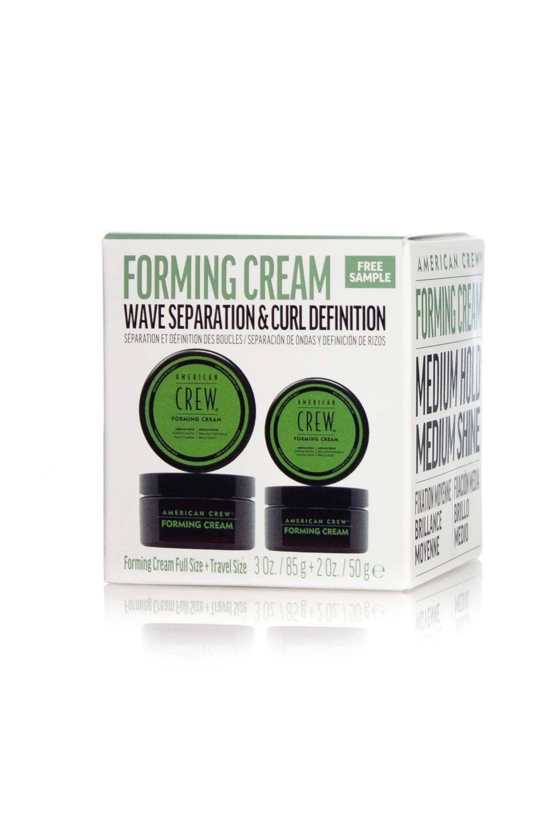 AMERICAN CREW FORMING CREAM DUO FULL SIZE + TRAVEL SIZE