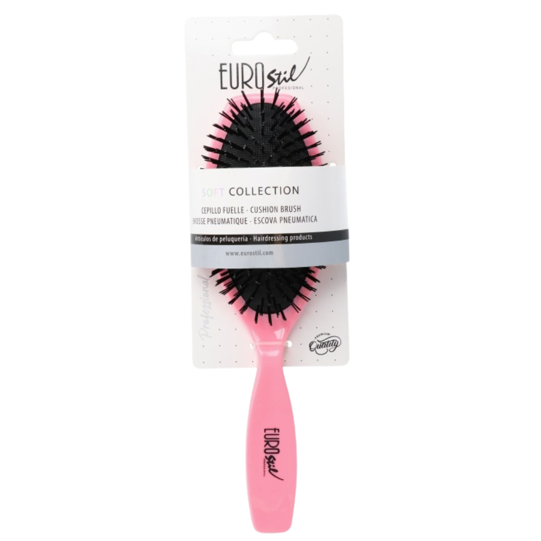 EUROSTIL OVAL CUSHION BRUSH SOFT COLLECTION - MIXED COLOURS