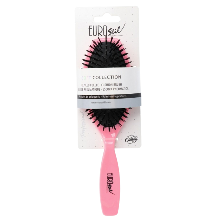 EUROSTIL OVAL CUSHION BRUSH SOFT COLLECTION - MIXED COLOURS