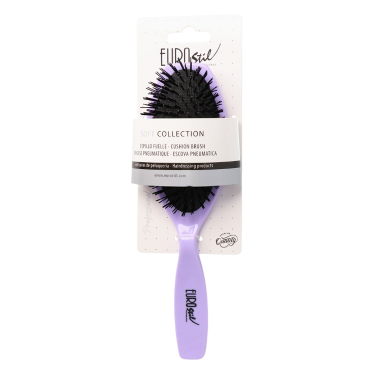 EUROSTIL OVAL CUSHION BRUSH SOFT COLLECTION - MIXED COLOURS