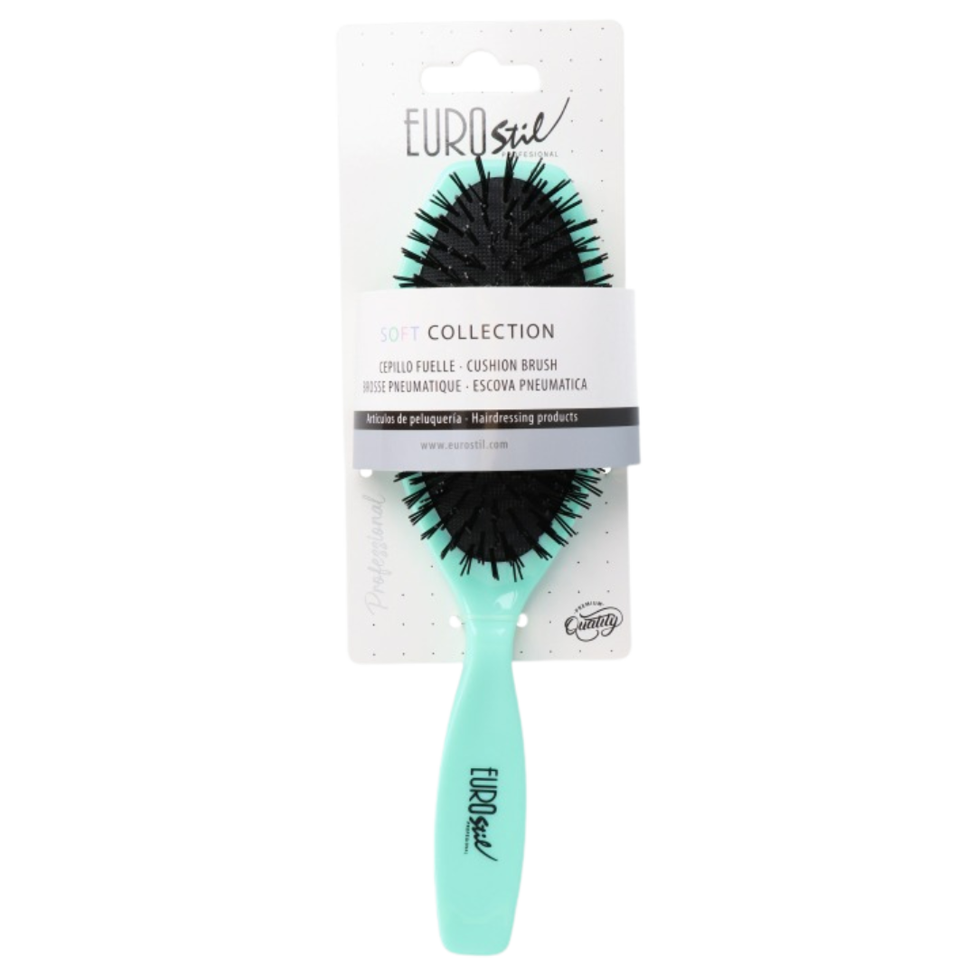 EUROSTIL OVAL CUSHION BRUSH SOFT COLLECTION - MIXED COLOURS