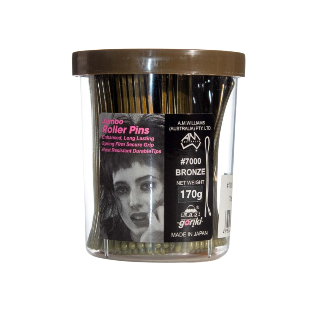 A M WILLIAMS 555 Jumbo Bobby Pins 3" | 170g, Various Colours