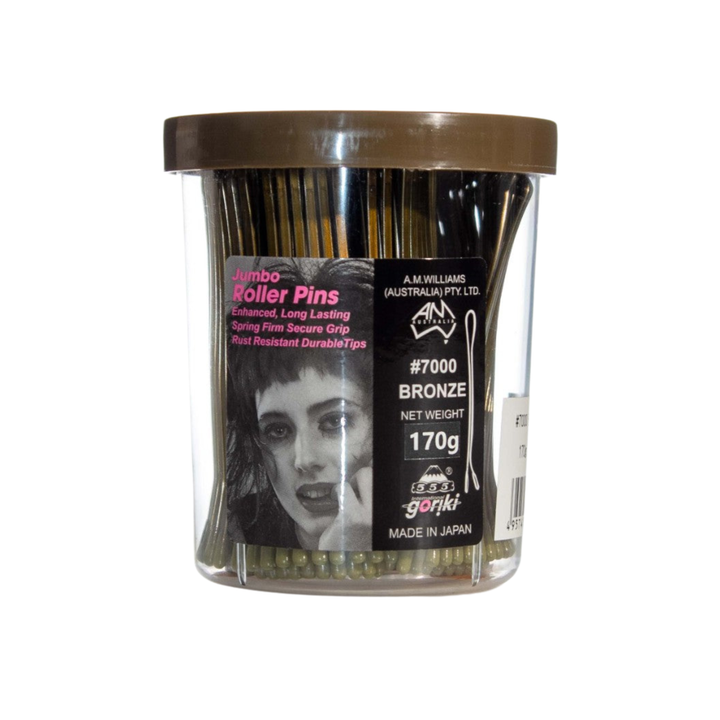 A M WILLIAMS 555 Jumbo Bobby Pins 3" | 170g, Various Colours