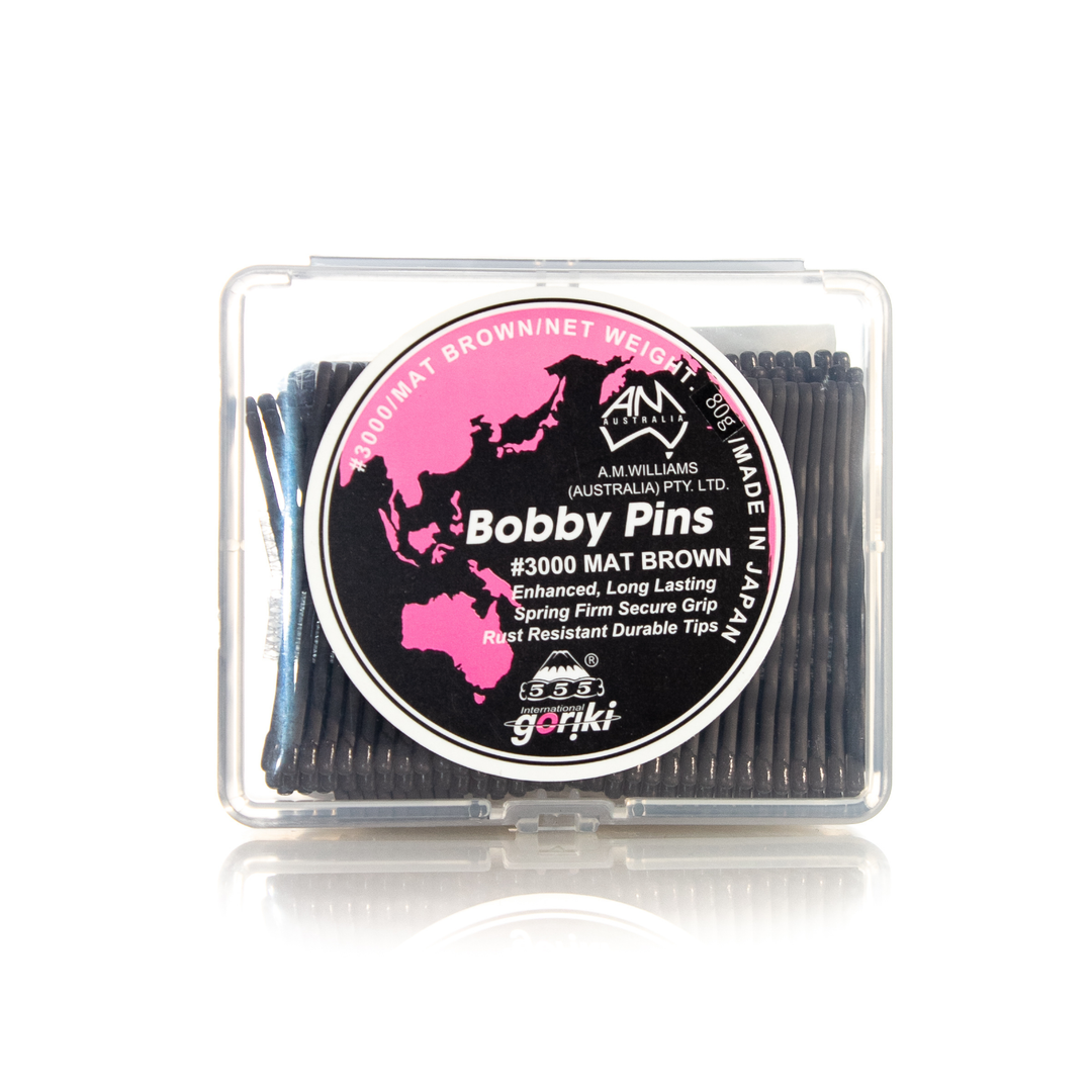 A M WILLIAMS 555 Matt Bobby Pins 2" | 80g, Various Colours