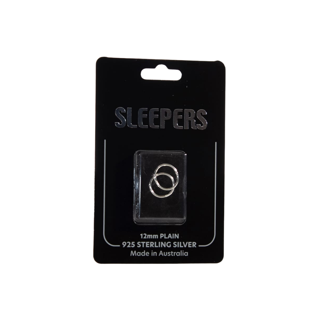 ADNOHR Sleepers 925 Sterling Plain | Various Sizes And Colours
