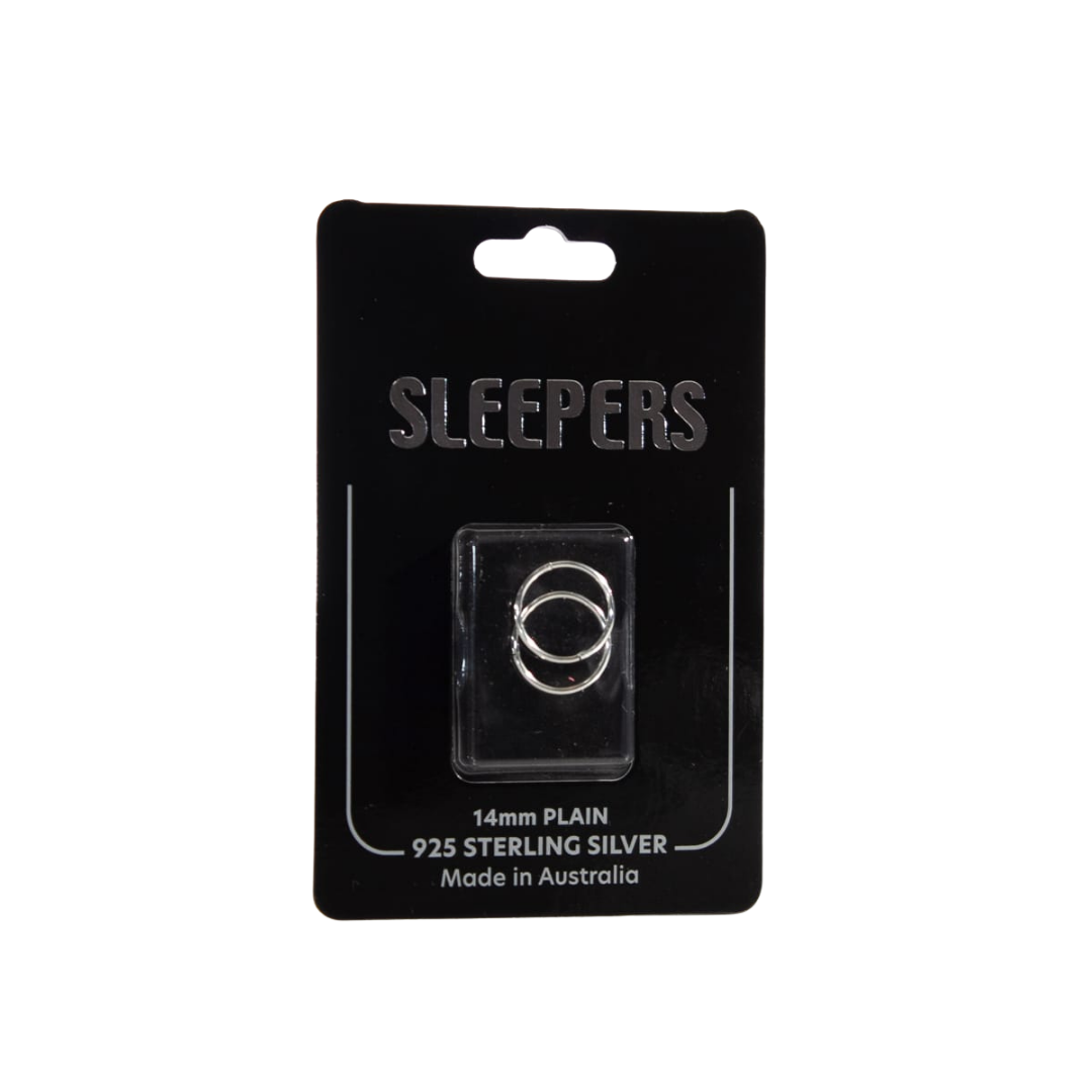 ADNOHR Sleepers 925 Sterling Plain | Various Sizes And Colours