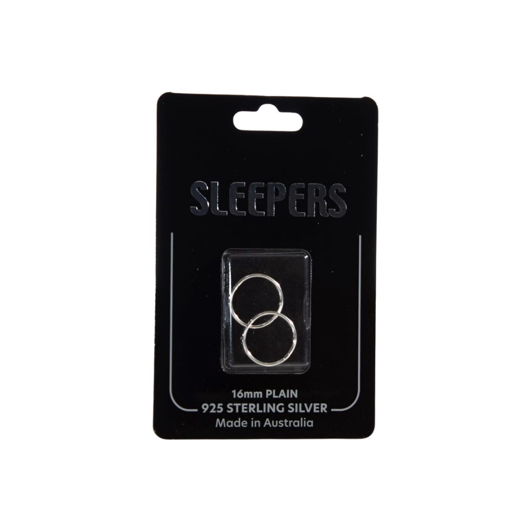 ADNOHR Sleepers 925 Sterling Plain | Various Sizes And Colours