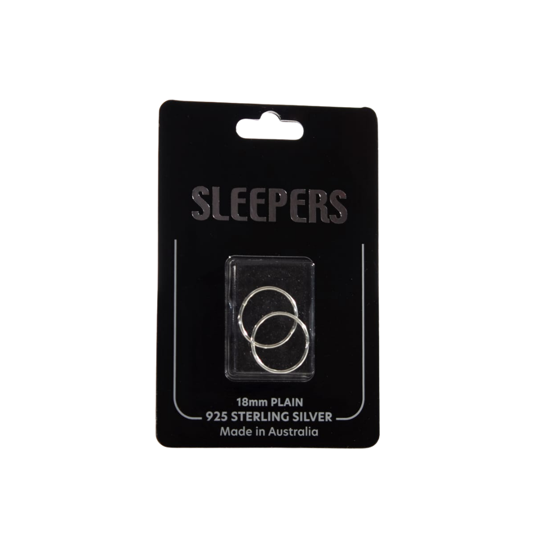 ADNOHR Sleepers 925 Sterling Plain | Various Sizes And Colours