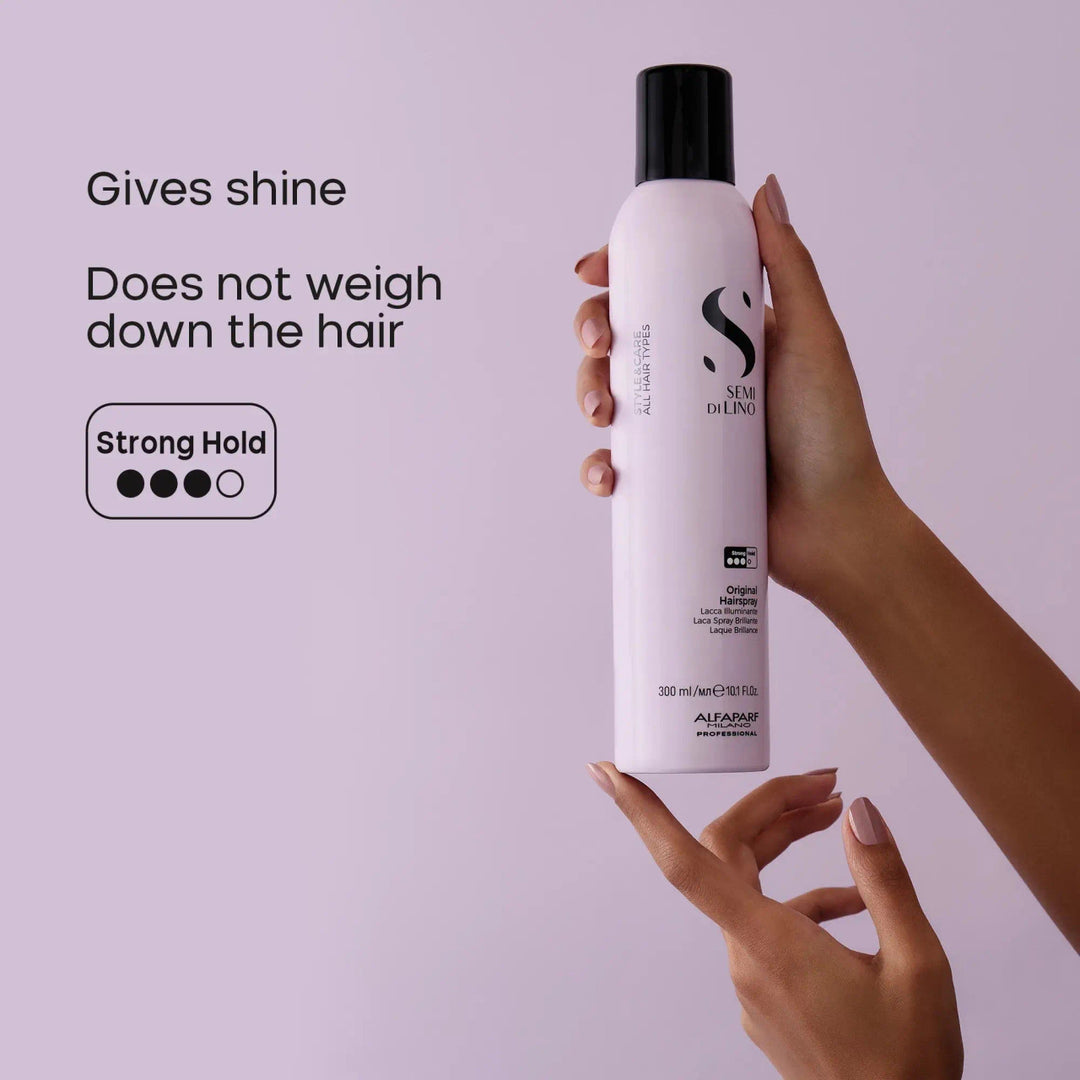 ALFAPARF MILANO Semi Di Lino Style & Care Original Hairspray | Various Sizes