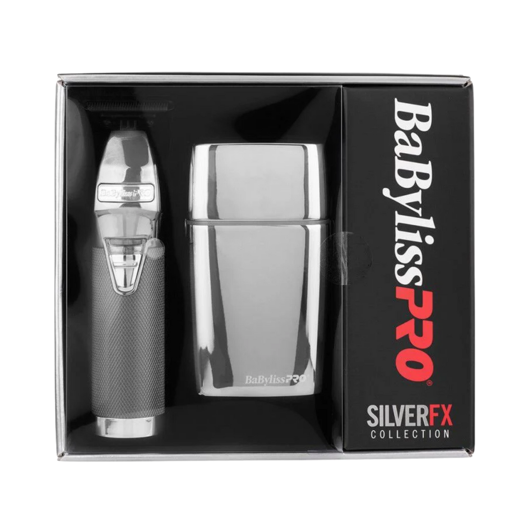 BABYLISS PRO SILVERFX SHAVER/OUTLINER DUO